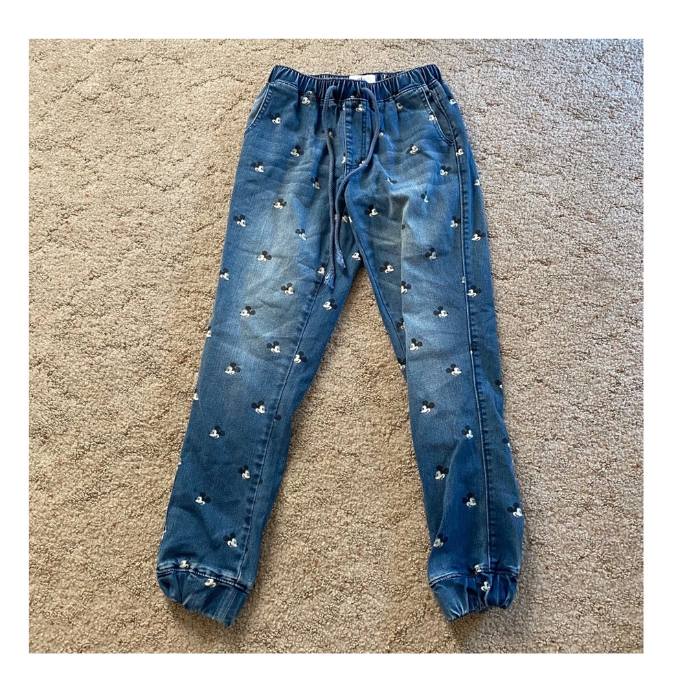 Disney Denim Mickey Jogger